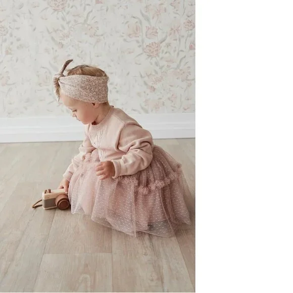 Jamie Kay Margot Tulle Tutu Skirt Dusky Rose 6-12M - Picture 2 of 10